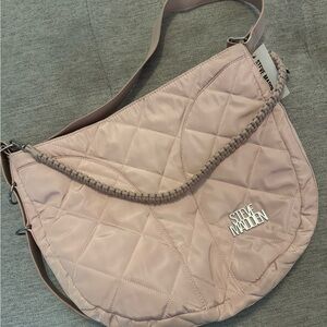 Steve Madden large Blush Quilted Shoulder Bag NEW